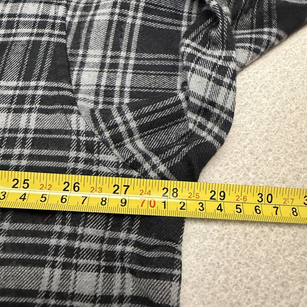 Jackson Hole Flannel Shirt Men's XXL‎ Plaid Black  Button Long Sleeve Pocket NWT - Picture 5 of 9